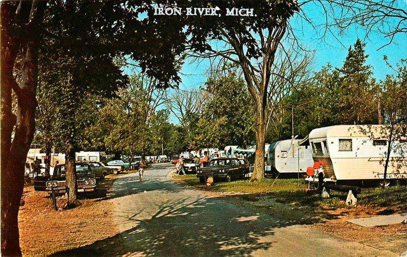 Bewabic State Park - Vintage Postcard